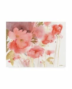 Trademark Global Sheila Golden Coral Fusion Canvas Art - 36.5 X 48