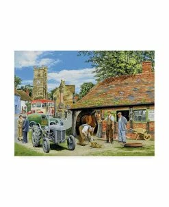 Trademark Global Vor Mitchell Old Friends Tractor Canvas Art - 27 X 33.5