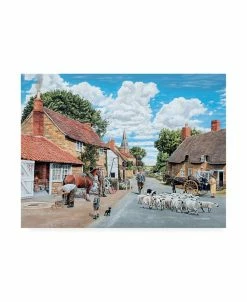 Trademark Global Vor Mitchell The Village Farrier Canvas Art - 19.5 X 26
