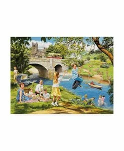 Trademark Global Vor Mitchell The Riverbank Canvas Art - 36.5 X 48