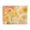 Trademark Global Sheila Golden Coral Sky, Yellow Garden Canvas Art - 27 X 33.5