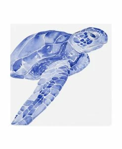Trademark Global Jennifer Paxton Parker Ultramarine Sea Turtle II Canvas Art - 36.5 X 48