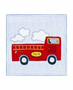 Trademark Global Nancy Slocum Silhouette On Blue Gingham I Childrens Art Canvas Art - 19.5 X 26