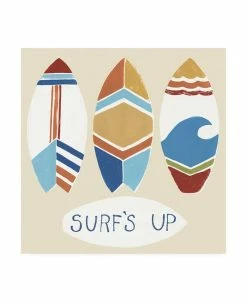 Trademark Global June Erica Vess Surfs Up I Canvas Art - 36.5 X 48