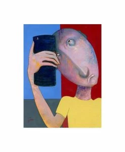 Trademark Global Ronny Z Selfie Abstract Canvas Art - 27 X 33.5