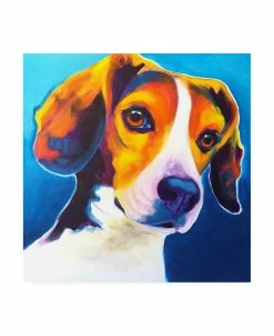 Trademark Global DawgArt Beagle Martin Canvas Art - 19.5 X 26