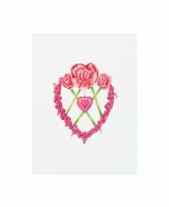 Trademark Global Deborah Kopka Cross My Heart Canvas Art - 36.5 X 48