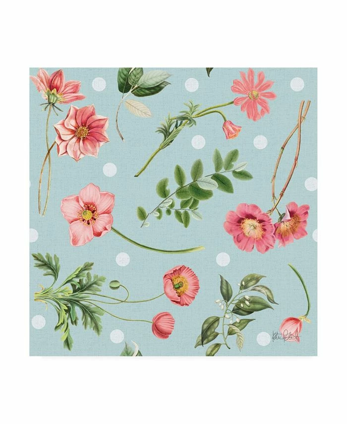 Trademark Global Katie Pertiet Studio Botanicals Pattern IB Canvas Art - 36.5 X 48