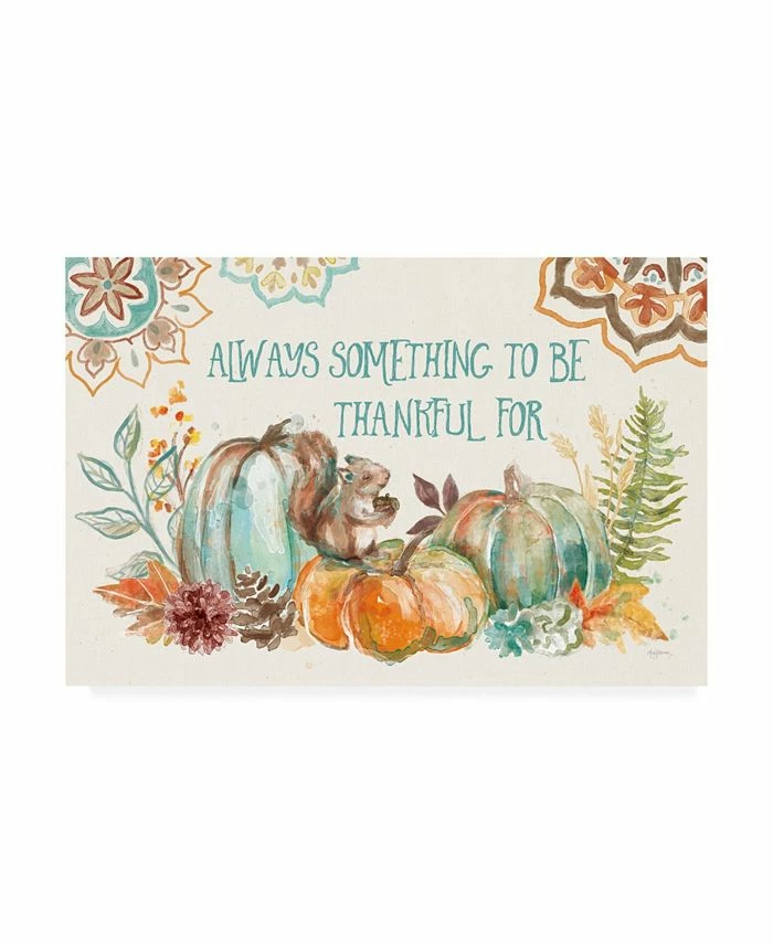 Trademark Global Mary Urban Autumn Friends I Canvas Art - 15.5 X 21