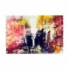Trademark Global Philippe Hugonnard NYC Watercolor Collection - Yellow Touch Canvas Art - 36.5 X 48
