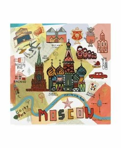 Trademark Global Farida Zaman Global Travel VI Canvas Art - 15.5 X 21