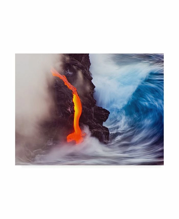 Trademark Global Andrew J Lee Elements Of Nature Lava Canvas Art - 15 X 20