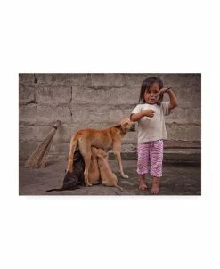 Trademark Global Ron Stollman Lunch Time Canvas Art - 15 X 20