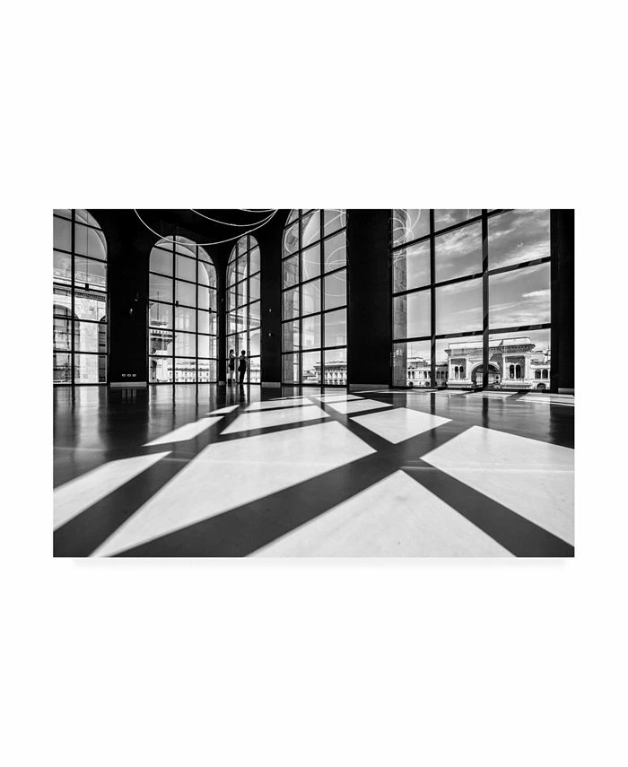 Trademark Global Marco Tagliarino Lights And Shadows Ballroom Canvas Art - 37 X 49