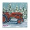 Trademark Global Marnie Bourque Tractor 4 Seasons Allis Chalmers Holiday Canvas Art - 15 X 20
