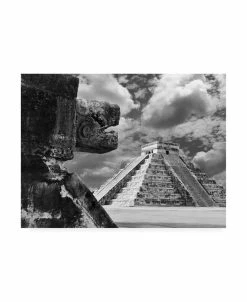 Trademark Global Monte Nagler The Serpent And The Pyramid Chechinitza Mexico Canvas Art - 20 X 25