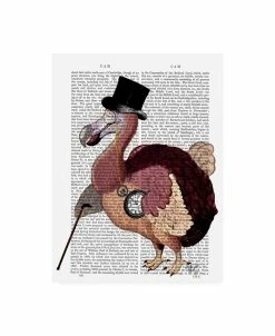 Trademark Global Fab Funky Dapper Dodo Canvas Art - 15.5 X 21