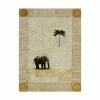 Trademark Global Pablo Esteban Elephant Under Beige Paper 1 Canvas Art - 36.5 X 48