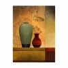 Trademark Global Pablo Esteban Vases Over Panels 2 Canvas Art - 36.5 X 48