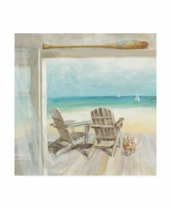 Trademark Global Danhui Nai Seaside Morning Canvas Art - 19.5 X 26