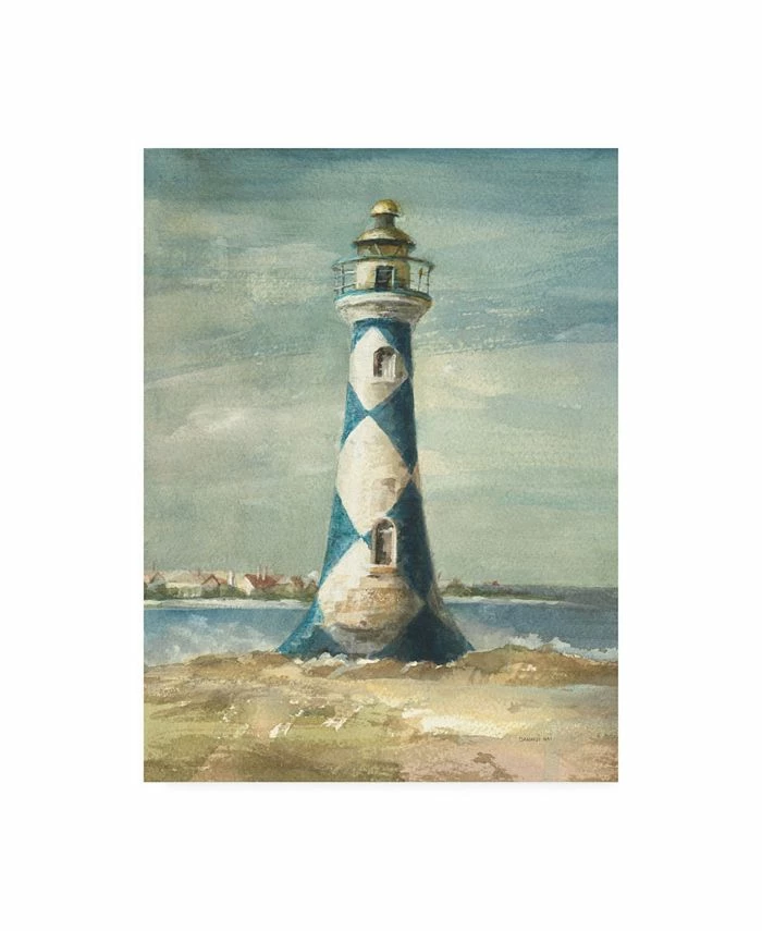 Trademark Global Danhui Nai Lighthouse IV Canvas Art - 15.5 X 21