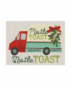 Trademark Global June Erica Vess Food Truck Holidays III Canvas Art - 36.5 X 48