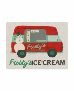 Trademark Global June Erica Vess Food Truck Holidays IV Canvas Art - 19.5 X 26