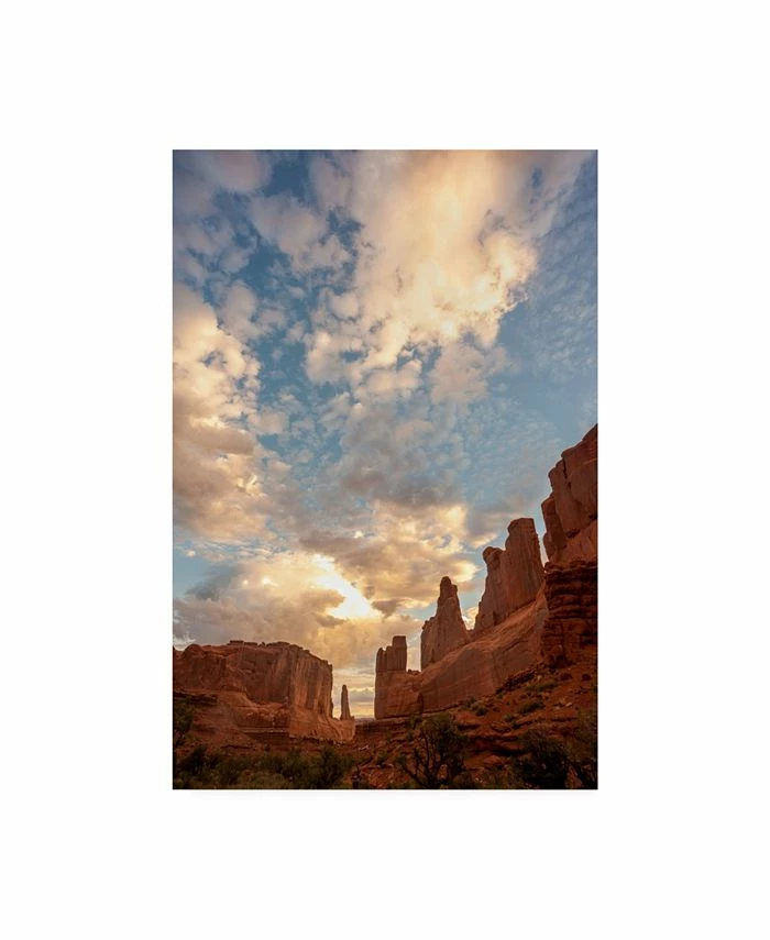 Trademark Global Dan Ballard Canyon Rays Canvas Art - 36.5 X 48
