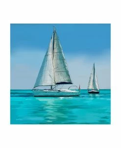 Trademark Global Emily Kalina Sailing Portrait IV Canvas Art - 15.5 X 21