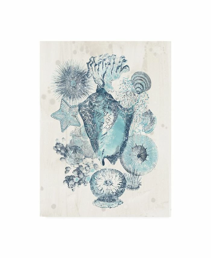 Trademark Global June Erica Vess Coastal Melange III Canvas Art - 19.5 X 26