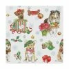 Trademark Global Beth Grove Holiday Paws Step 03A Canvas Art - 15 X 20