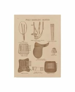 Trademark Global Wild Apple Portfolio Equine Riding Gear Ii V2 Canvas Art - 15 X 20