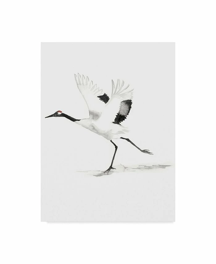 Trademark Global Naomi Mccavitt Japanese Cranes III Canvas Art - 37 X 49