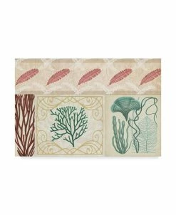 Trademark Global Vision Studio Coastal Patternbook IV Canvas Art - 15 X 20