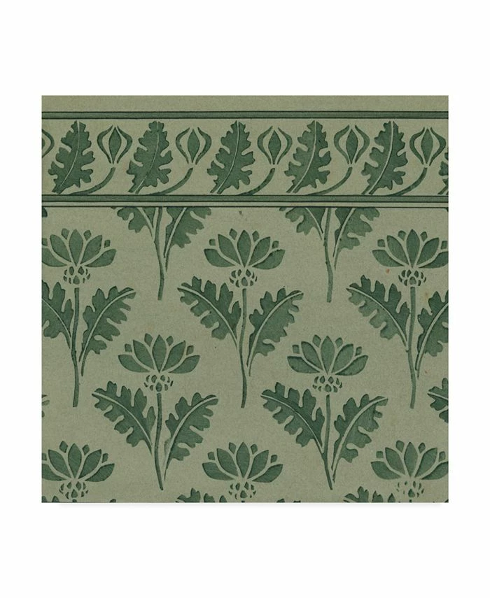 Trademark Global Vision Studio Nouveau Textile Motif VII Canvas Art - 20 X 25