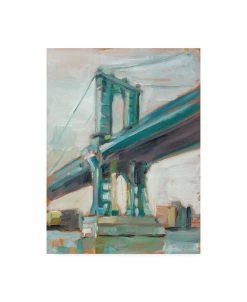 Trademark Global Ethan Harper Contemporary Bridge I Canvas Art - 37 X 49