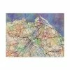 Trademark Global Michael Tompsett Edinburgh Watercolor Street Map III Canvas Art - 20 X 25