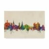 Trademark Global Michael Tompsett Schaffhausen Switzerland Skyline Canvas Art - 37 X 49