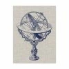 Trademark Global Vision Studio Armillary Sphere On Linen II Canvas Art - 15 X 20