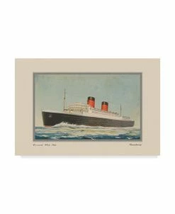 Trademark Global Unknown Vintage Cruise I Canvas Art - 37 X 49