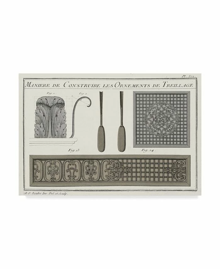 Trademark Global Vision Studio Survey Of Architectural Design II Canvas Art - 37 X 49