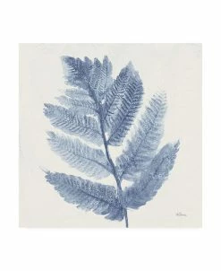 Trademark Global Albena Hristova Forest Ferns I Blue Canvas Art - 20 X 25