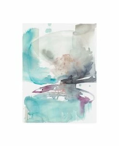 Trademark Global Jennifer Goldberger Coastline Bloom I Canvas Art - 37 X 49