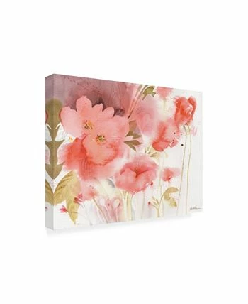 Trademark Global Sheila Golden Coral Fusion Canvas Art - 36.5 X 48 - Image 2