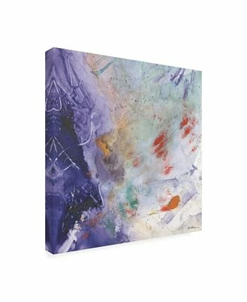 Trademark Global Sheila Golden Purple Wind Abstract IV Canvas Art - 15.5 X 21 - Image 2