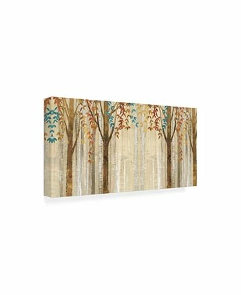 Trademark Global Avery Tillmon Down To The Woods Autumn Teal Crop Canvas Art - 20 X 25 - Image 2
