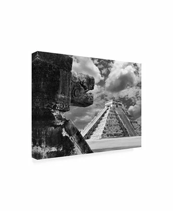 Trademark Global Monte Nagler The Serpent And The Pyramid Chechinitza Mexico Canvas Art - 20 X 25 - Image 2