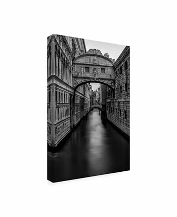 Trademark Global Danny Head B&W Bridge Of Sighs Canvas Art - 36.5 X 48 - Image 2
