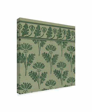 Trademark Global Vision Studio Nouveau Textile Motif VII Canvas Art - 20 X 25 - Image 2