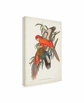Trademark Global John Gould Tropical Parrots I Canvas Art - 15 X 20 - Image 2